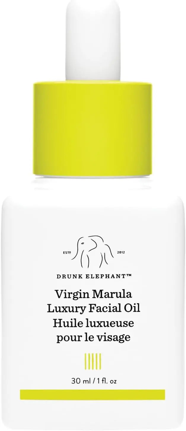 Drunk Elephant Marula Oil wholesale 30ml bottle with bright yellow cap luxury facial oil