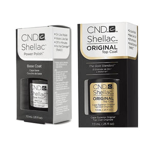 CND Shellac Base Coat and Top Coat Set Duo by ThinkAtoZ with original power polish formula