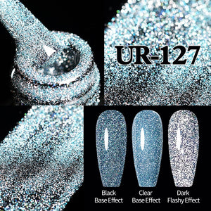 UR SUGAR Blue Red Gold Reflective Gel Nial Polish Glitter Color UV LED Gel Varnish Soak Off Nail Gel Nail Polish For Manicure