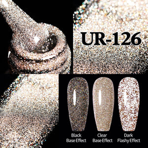 UR SUGAR Blue Red Gold Reflective Gel Nial Polish Glitter Color UV LED Gel Varnish Soak Off Nail Gel Nail Polish For Manicure