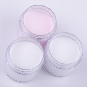 BORN PRETTY 30ml/10ml Acrylic Powder Carving Nail Polymer Tip Extension French Pink White Clear Adhesive Rhinestone Nail Art