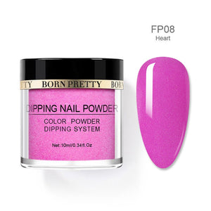 BORN PRETTY Dip Nail Powder Natural Dry 10ml Pigment Powder Dust  Nails Accessories Nail Art Decorations For Nail Designs