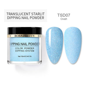 BORN PRETTY Dip Nail Powder Natural Dry 10ml Pigment Powder Dust  Nails Accessories Nail Art Decorations For Nail Designs