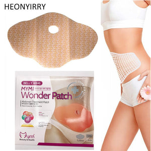 30 Days 10Pc Mymi Wonder Patch Quick Slimming Patch Weight Loss Belly Slim Patch Abdomen Fat burning Navel Stick Face Lift Tool