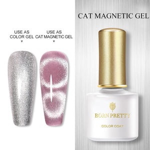 BORN PRETTY 1 Bottle 7ml Colorful Spar Cat Magnetic Nail Gel Magnetic Stick UV LED Soak Off UV Gel Polish Manicure Gel Varnish