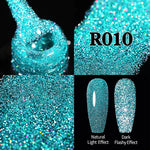 UR SUGAR Blue Red Gold Reflective Gel Nial Polish Glitter Color UV LED Gel Varnish Soak Off Nail Gel Nail Polish For Manicure