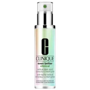 Clinique Clinical Radical Dark Spot Corrector Interrupter 100ml serum bottle with pump dispenser