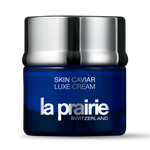 La Prairie Skin Caviar Luxe Cream 50ml in a blue jar with silver lid by Think AtoZ Ltd