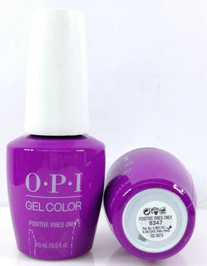 OPI Gelcolor Neon collection purple gel nail polish bottle by Think AtoZ Ltd with Positive Vibes Only shade