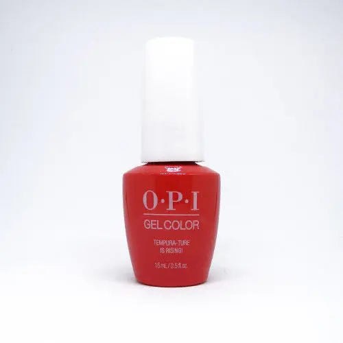OPI Tokyo gel polish collection red gel color bottle with white cap by Think AtoZ Ltd Tempure Sure is Rising