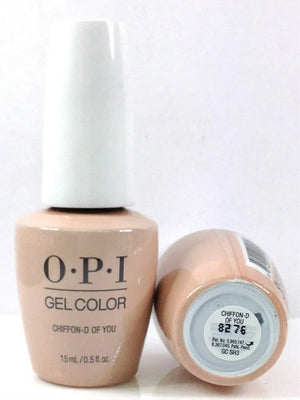 OPI Gelcolor Always Bare For You nude gel polish bottles by Think AtoZ Ltd Chiffon D Of You