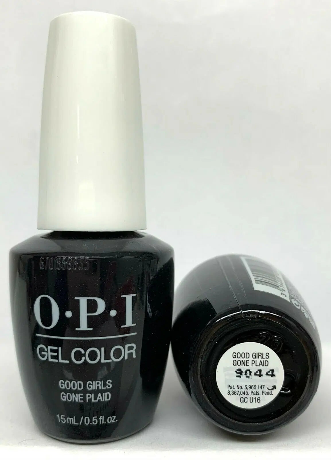 OPI Scotland gel polish collection Good Girls Gone Plaid black gel nail polish bottles