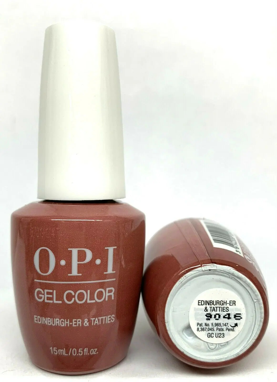 OPI Scotland gel polish collection bottle in a muted reddish brown shade by Think AtoZ Ltd EDINBURGH UR and Tatties