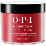 OPI Dip Powder Perfection 1.5oz red color powder by Think AtoZ for long-lasting nail color