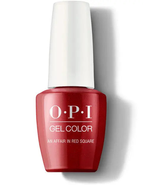 OPI GelColor soak off gel polish bottle in red shade An Affair in Red Square by ThinkAtoZ