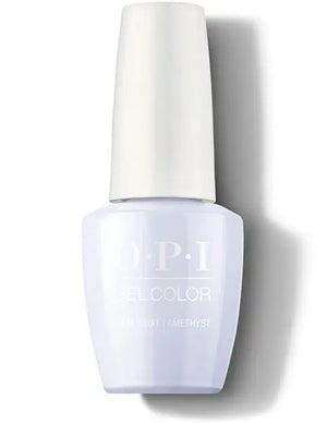 OPI GelColor soak off gel polish in pale lavender shade I Am What I Amethyst
