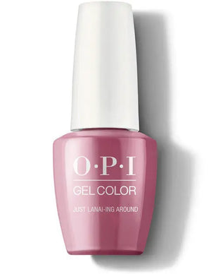 OPI GelColor soak off gel polish bottle in pink shade Just Lanai-ing Around
