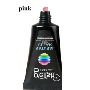 ThinkAtoZ Gelish PolyGel nail extension pink shade in black tube for nail building