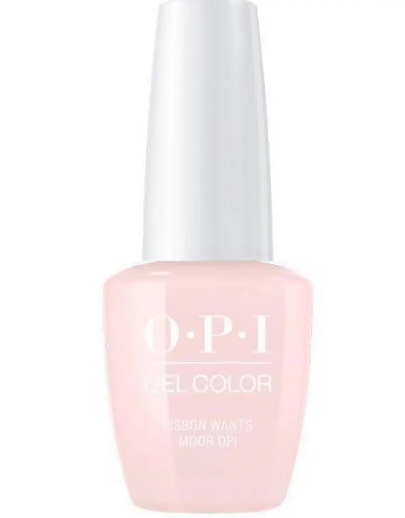 OPI Lisbon GelColor 2018 collection soft pink gel nail polish bottle from ThinkAtoZ