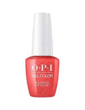 OPI Lisbon GelColor 2018 collection bright red soak off gel nail polish bottle