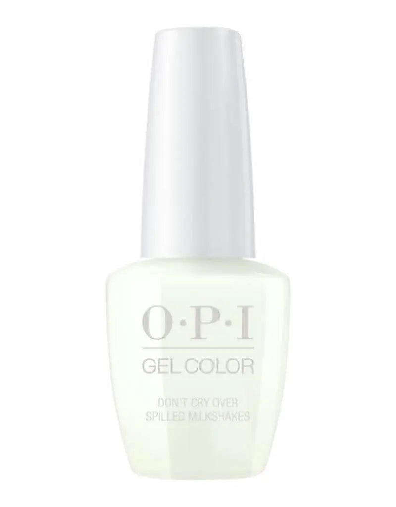 OPI Grease Collection gel polish bottle in white shade Don't Cry Over Spilled Milkshakes