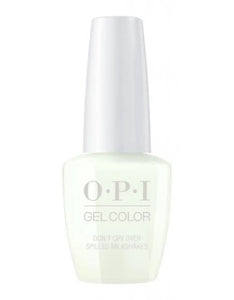 OPI Grease Collection gel polish bottle in white shade Don't Cry Over Spilled Milkshakes