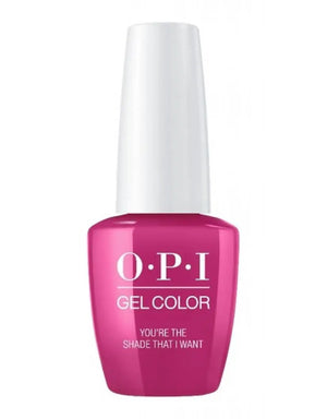 OPI Grease Collection gel polish bottle in bright pink shade You're The Shade That I Want