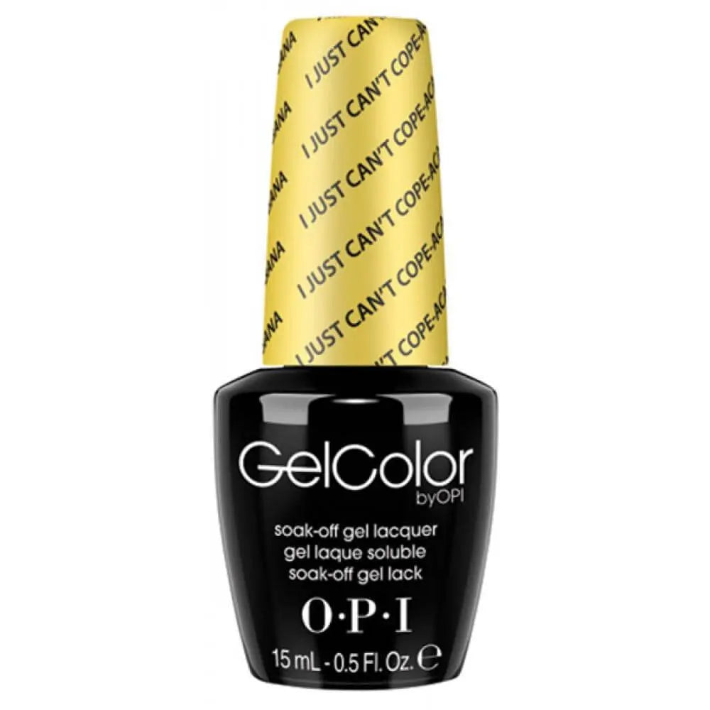 OPI GelColor soak off gel polish in I just can't cope acabana by ThinkAtoZ