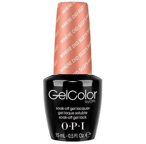 OPI GelColor soak off gel polish where did Suzi man go by ThinkAtoZ 15ml nail lacquer