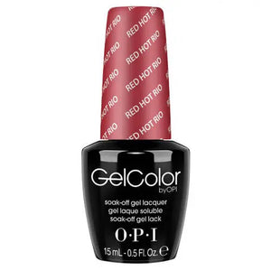OPI GelColor soak off gel polish Red Hot Rio shade bottle by ThinkAtoZ 15 ml