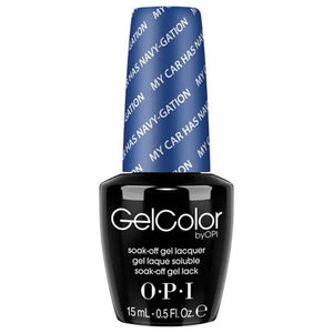 OPI GelColor soak off gel polish bottle my car has navy nation ThinkAtoZ with 15ml capacity