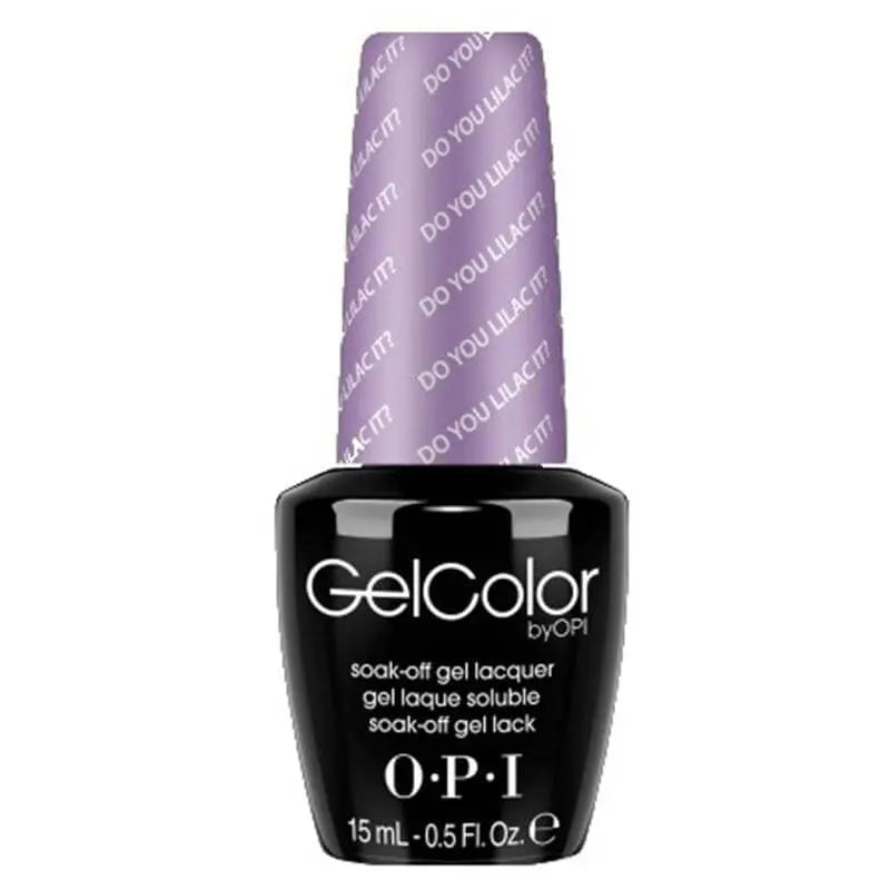 OPI GelColor soak off gel polish bottle in Do You Lilac It shade by ThinkAtoZ