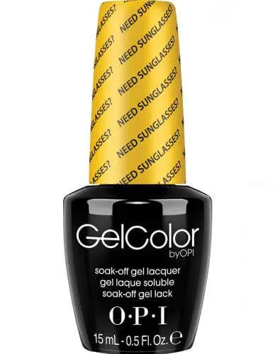 ThinkAtoZ OPI GelColor soak off gel polish need sunglasses and 15ml size