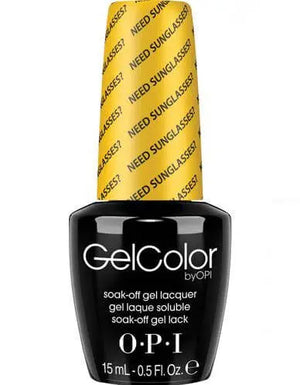 ThinkAtoZ OPI GelColor soak off gel polish need sunglasses and 15ml size