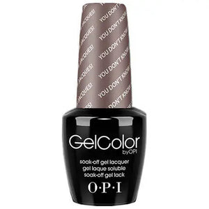 OPI Gelcolor soak off gel polish bottle with you dont know Jacques labeled You Dont Know