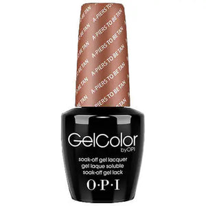 OPI Gelcolor soak off gel polish bottle in A Piers to Be Tan shade by ThinkAtoZ