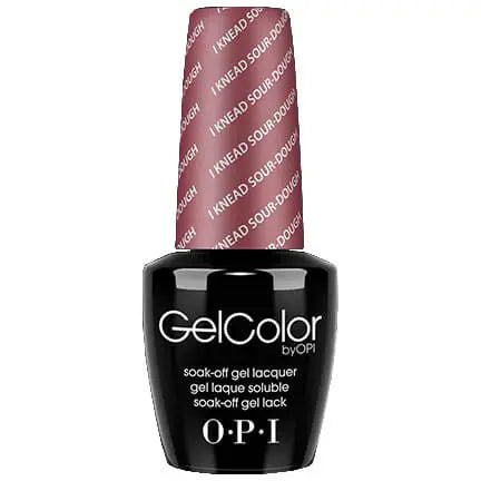 ThinkAtoZ OPI Gelcolor soak off gel polish bottle I knead sour dough