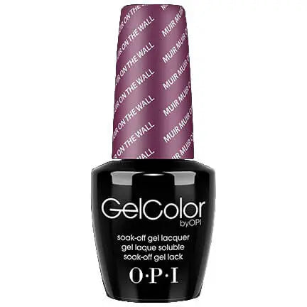 ThinkAtoZ OPI Gelcolor soak off gel polish bottle with deep mauve color cap