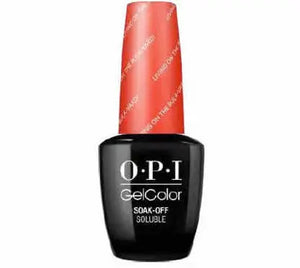 OPI Gelcolor soak off gel polish bottle living on the bula vard ThinkAtoZ for long lasting nails