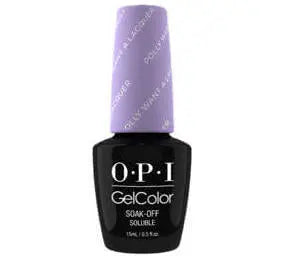 ThinkAtoZ OPI Gelcolor soak off gel polish in black bottle with purple cap for polly wats a lacquer long lasting nails
