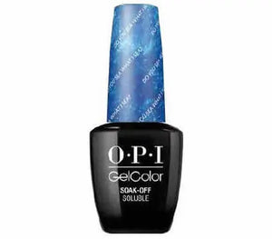 OPI Gelcolor soak off gel polish bottle in black with blue cap by ThinkAtoZ