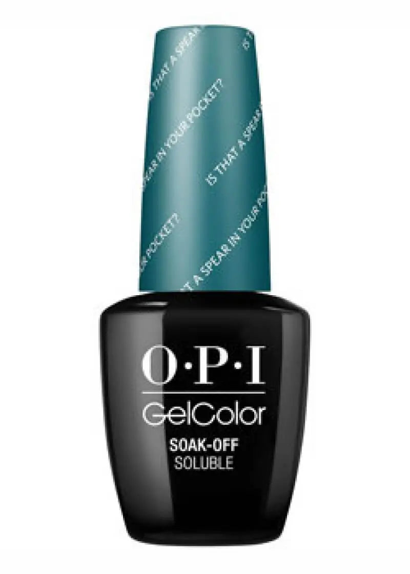 ThinkAtoZ OPI Gelcolor soak off gel polish bottle is that a spear in your pocket