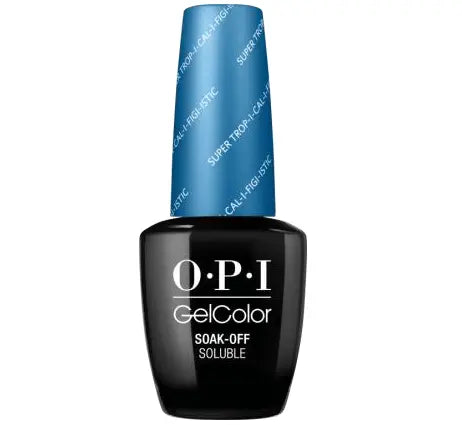 OPI Gelcolor soak off gel polish bottle super tropical fig blue by ThinkAtoZ
