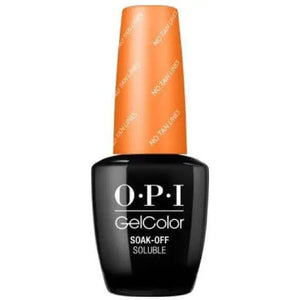OPI Gelcolor soak off gel polish bottle with black base and orange cap by ThinkAtoZ