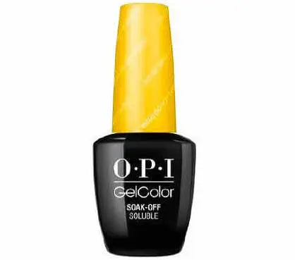 OPI Gelcolor soak off gel polish bottle pure pappi yellow by ThinkAtoZ