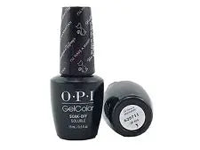 OPI Gelcolor Soak Off Gel Polish bottle with black cap and brand logo by ThinkAtoZ Ill have a Manhattan