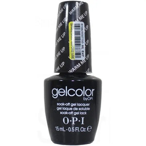 OPI Gelcolor Soak Off Gel Polish black bottle 15ml by ThinkAtoZ for long-lasting gel nails warm me up