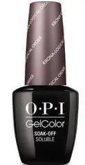OPI Gelcolor Soak Off Gel Nail Polish black bottle by ThinkAtoZ for long-lasting nail color krono logical order