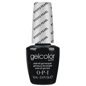 ThinkAtoZ OPI Gelcolor Soak Off Gel Nail Polish in black Kyoto Pearl shade 15ml bottle