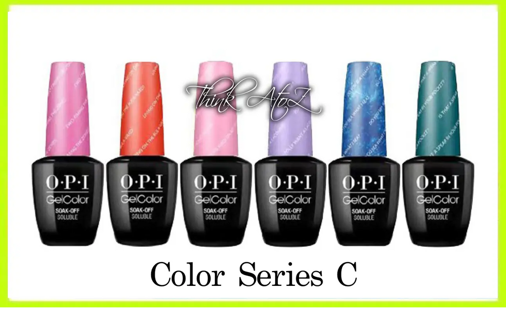 OPI Gelcolor Soak Off Gel Nail Polish 15ml 0.5floz COLOR SERIES C - Think AtoZ Ltd.